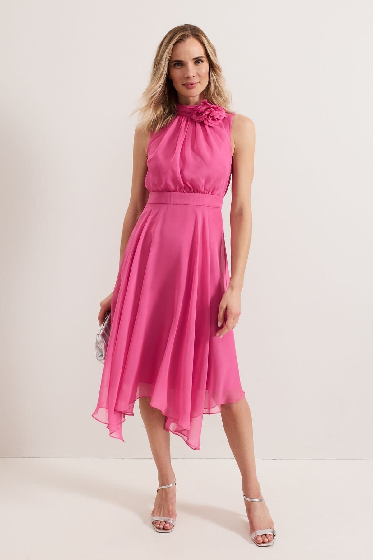 Phase Eight Phase Eight Women's Lucinda Floral Dress in Fuchsia
