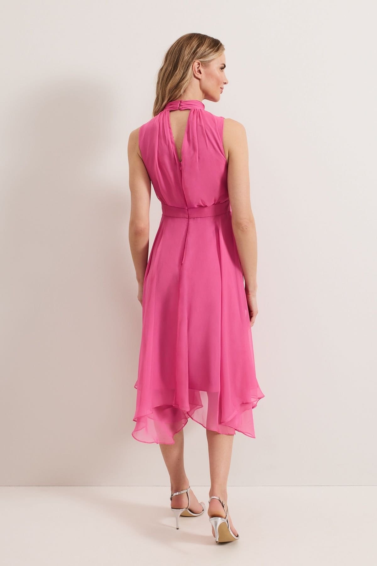 Phase Eight Phase Eight Women's Lucinda Floral Dress in Fuchsia - 4