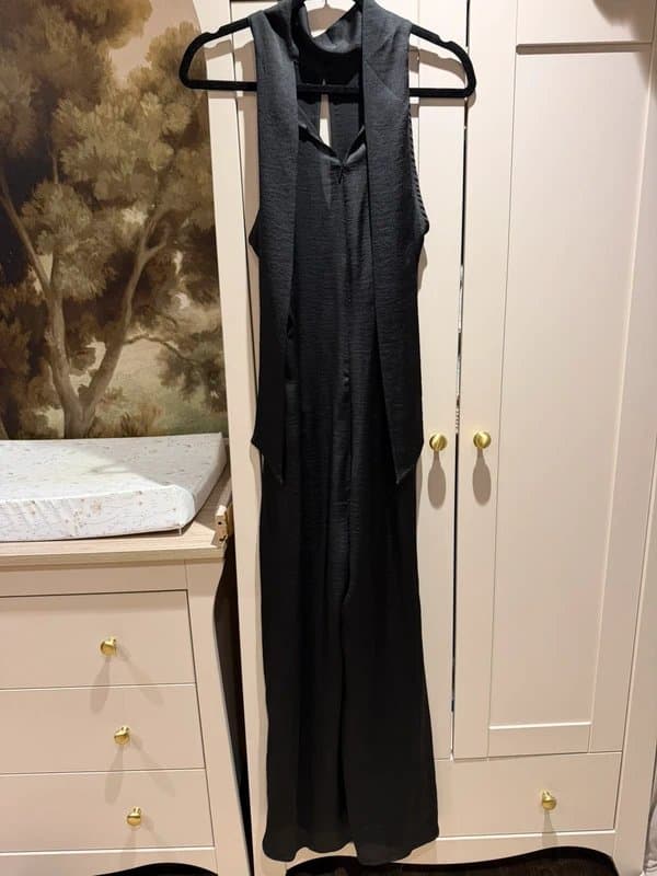 Never Fully Dressed NFD satin halter neck jumpsuit