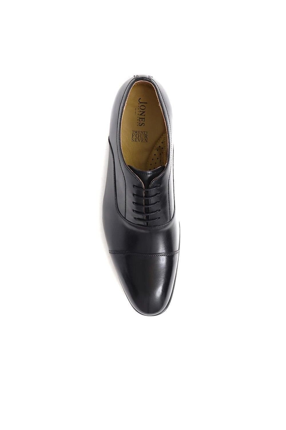 Jones Bootmaker Jones Bootmaker Men's Middleham Leather Oxford Shoes in Black - 4