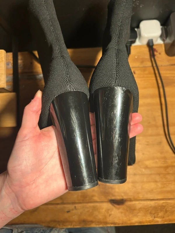 ASOS Black sock boots - 1