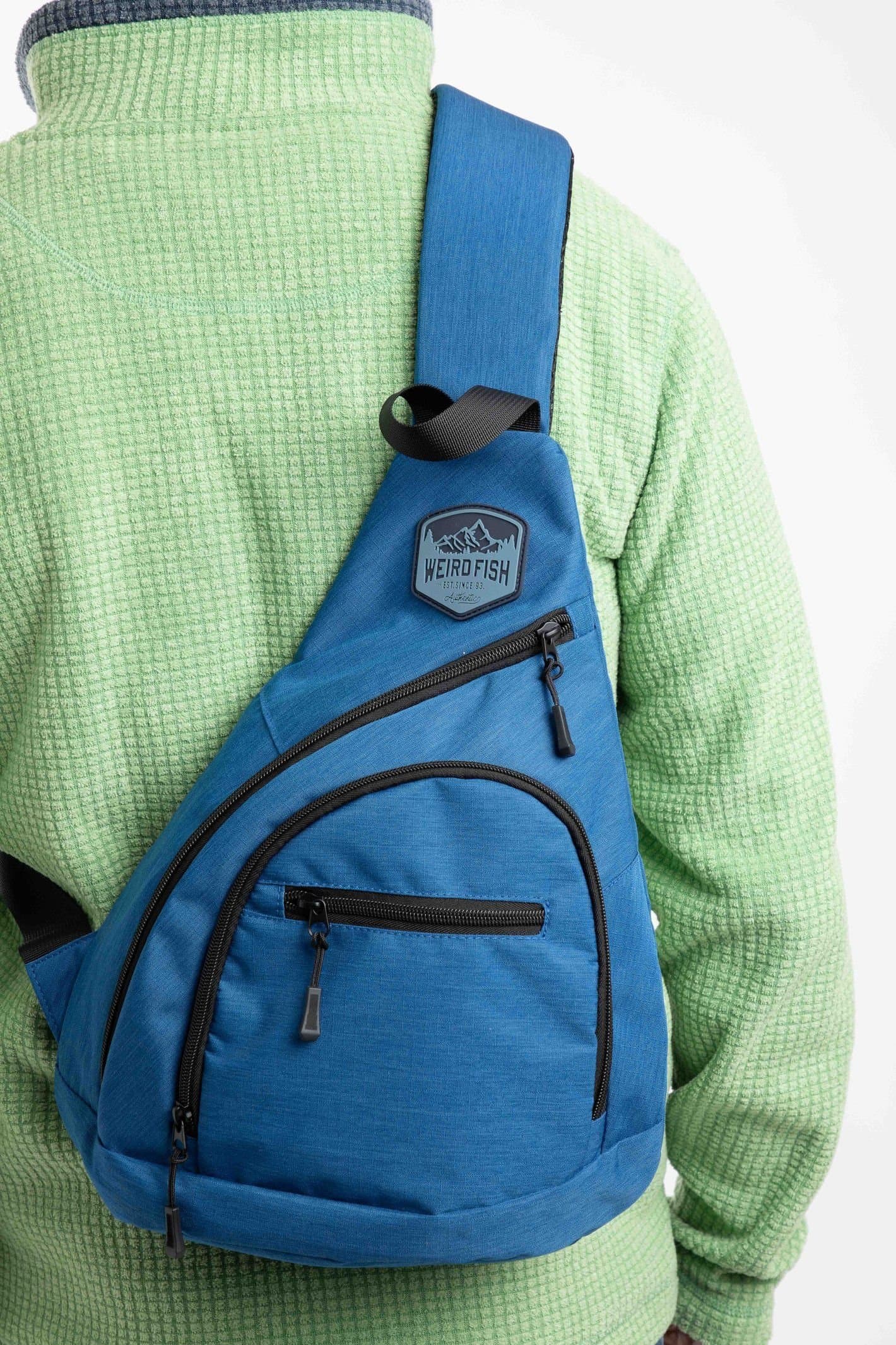 Weird Fish Weird Fish Men's Hedland Mono Strap Bag in Blue