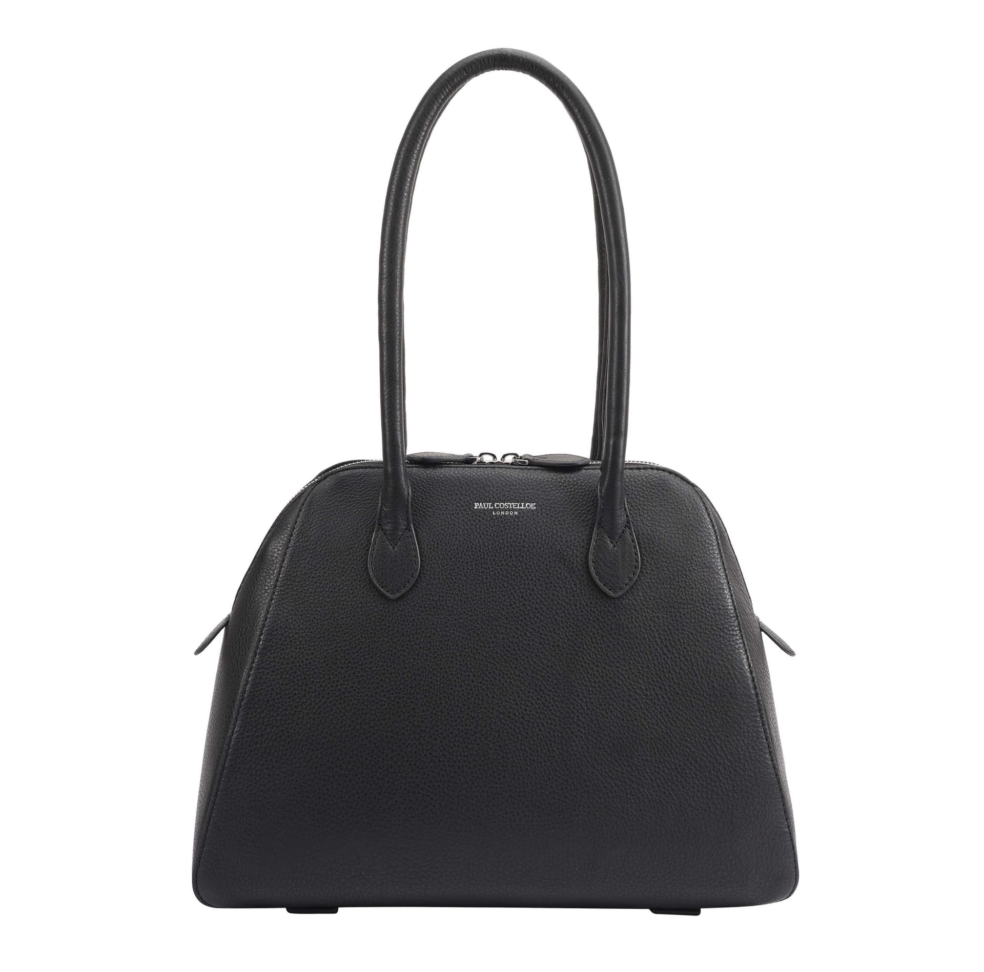 Paul Costelloe Paul Costelloe Women's Dawani Leather Shoulder Bag in Black
