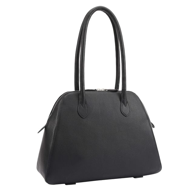 Paul Costelloe Paul Costelloe Women's Dawani Leather Shoulder Bag in Black - 2