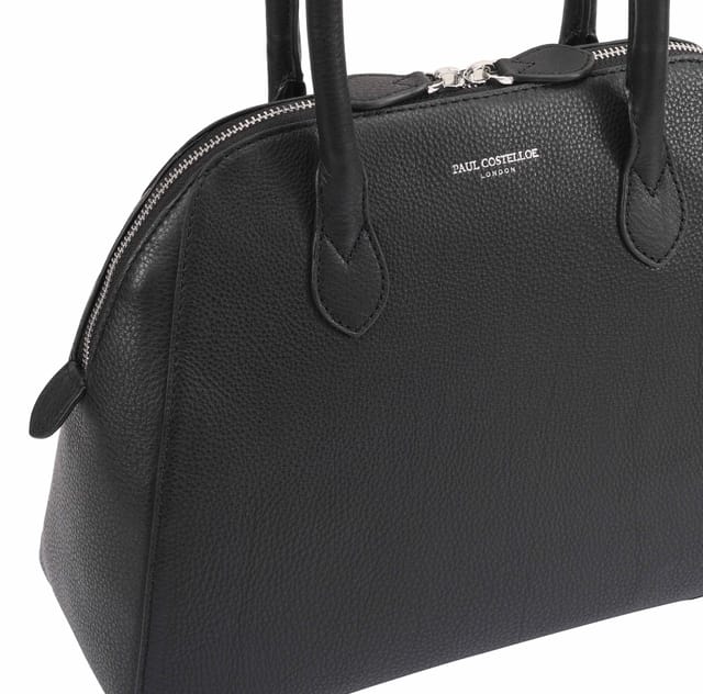 Paul Costelloe Paul Costelloe Women's Dawani Leather Shoulder Bag in Black - 3