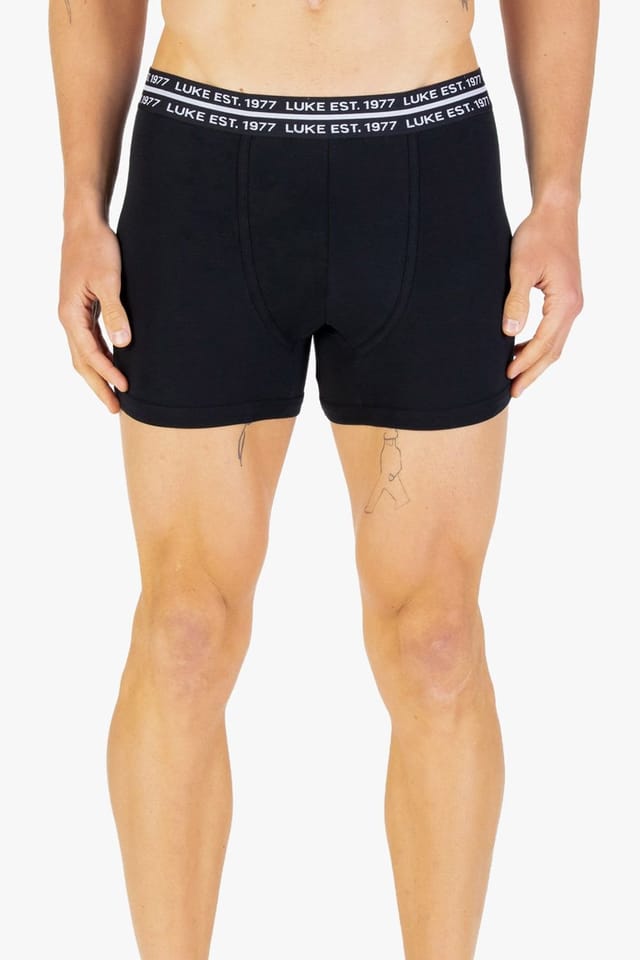 Luke 1977 Luke 1977 Men's Captain 3 Pack Boxer Shorts in Black - 2