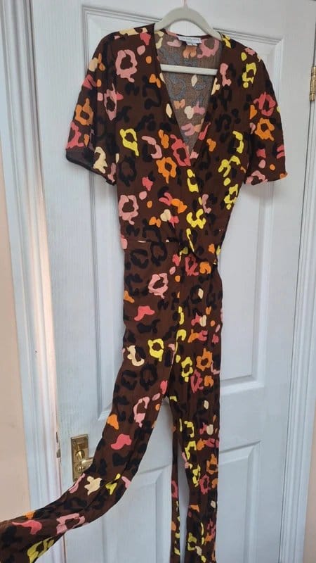 Never Fully Dressed Floral Jumpsuit Size 10