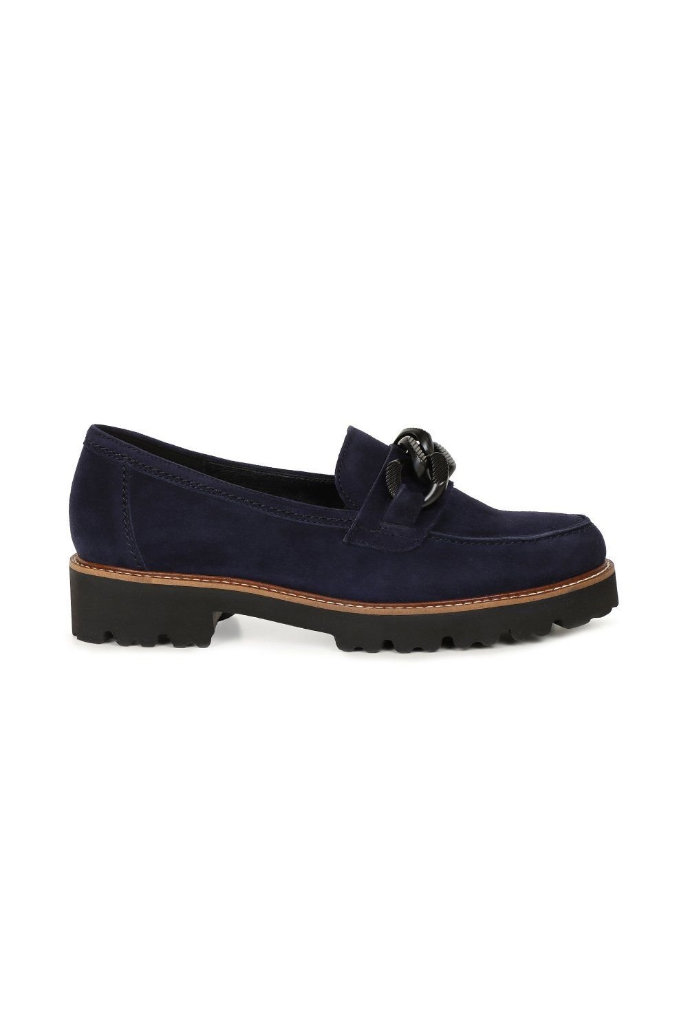 Gabor Gabor Women's 'Squeeze' Chunky Slip On Shoes in Navy - 2
