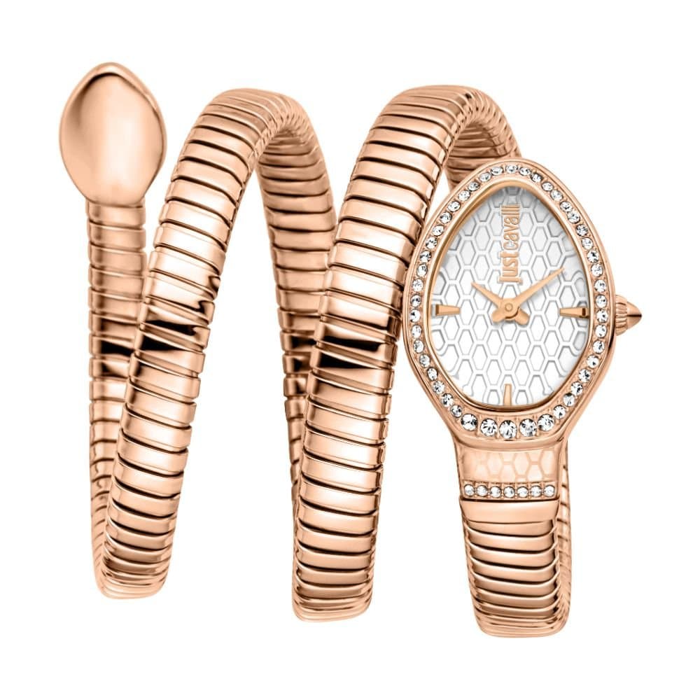 Just Cavalli Just Cavalli Carezza Women's Stainless Steel Case Stainless Steel Quartz in Rose Gold