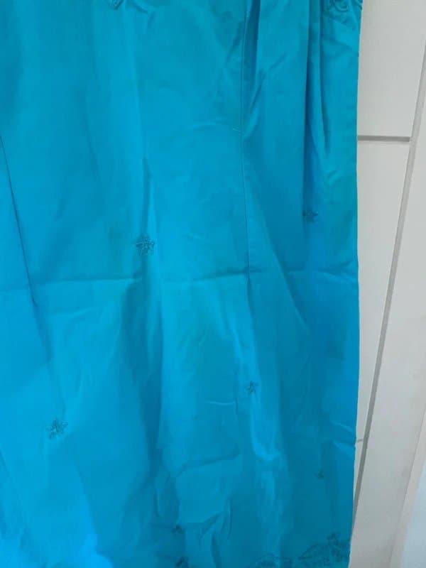 Marks & Spencer Marks & Spencer Turquoise Embroidered Summer Dress – UK 16