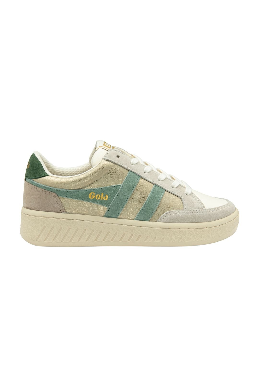 Gola Classics Gola Classics Women's 'Superslam Blaze' Lace-Up Trainers in Gold - 2