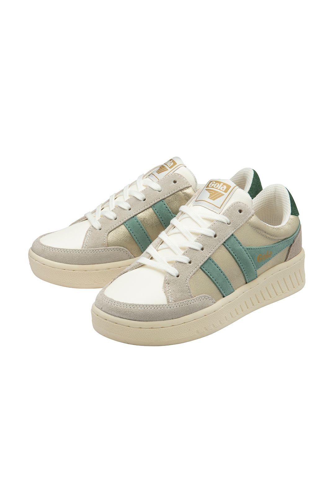 Gola Classics Gola Classics Women's 'Superslam Blaze' Lace-Up Trainers in Gold - 3