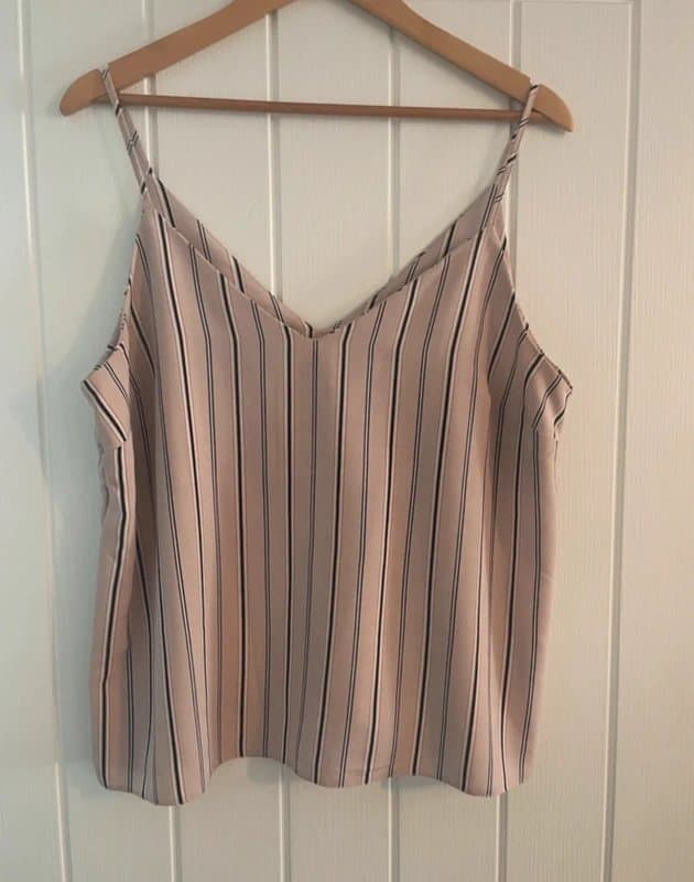 New Look Striped cami top - New Look - size 16
