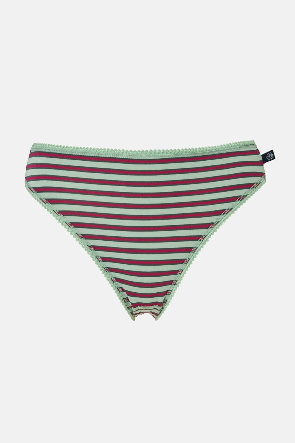 British Boxers British Boxers Women's Pack of Four "Forest Berry" Bamboo High Leg Knickers - 4