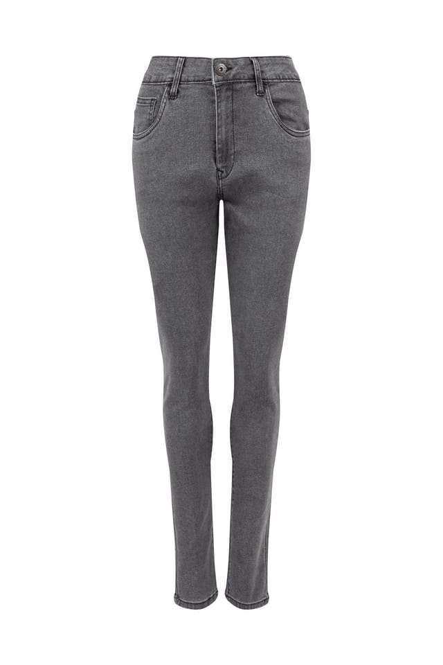 Weird Fish Weird Fish Women's Gerrie Slim Jean in Dark Grey - 2
