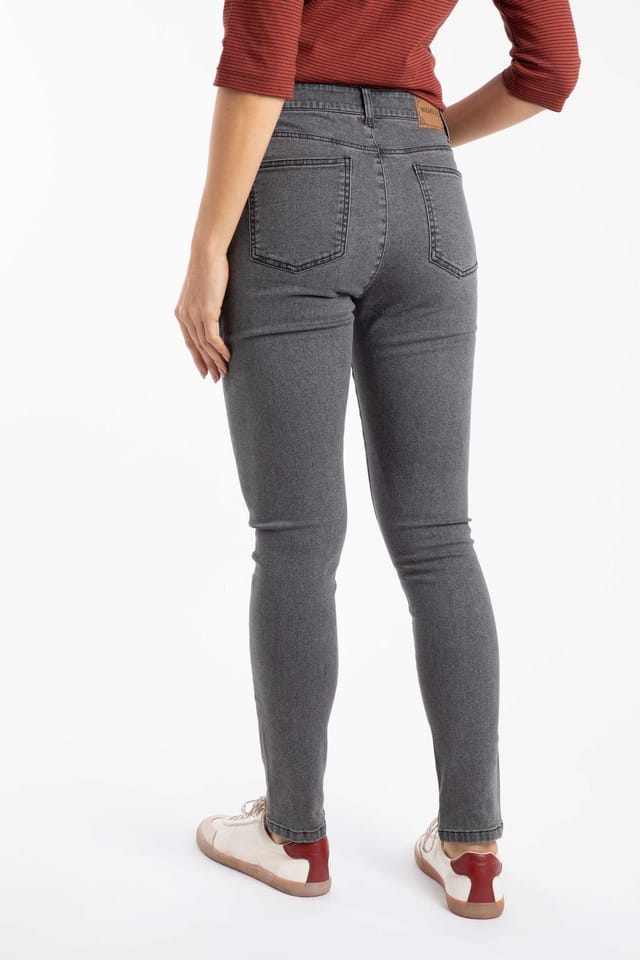 Weird Fish Weird Fish Women's Gerrie Slim Jean in Dark Grey - 3