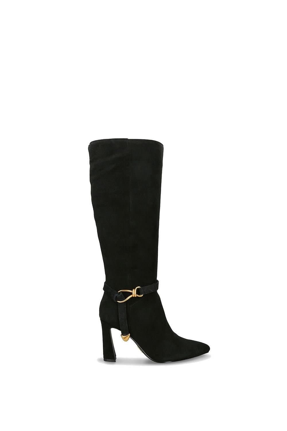 Steve Madden STEVE MADDEN Women's 'Sirrens Black' Suede Boots in Black