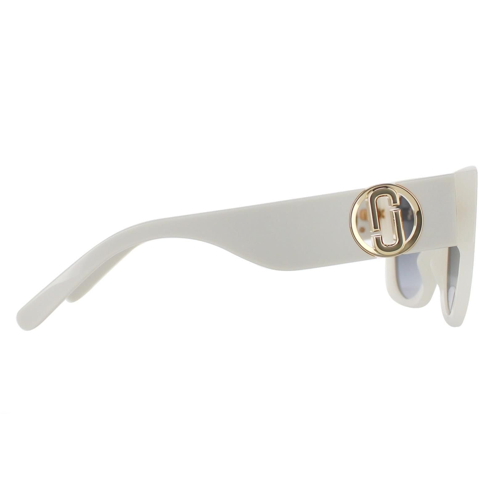 Marc Jacobs Marc Jacobs Women's Rectangle Ivory Dark Grey Gradient MARC 687/S in White - 4