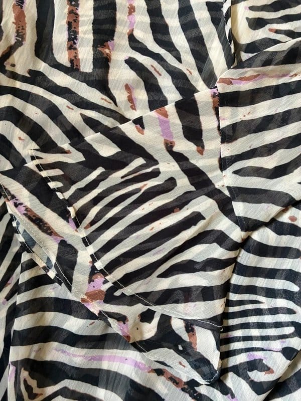 Never Fully Dressed Zebra Maxi Dress in Black and White