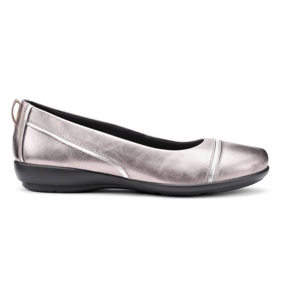 Hotter Hotter Women's Wide Fit 'Wren' Ballet Pumps in Metallics - 2
