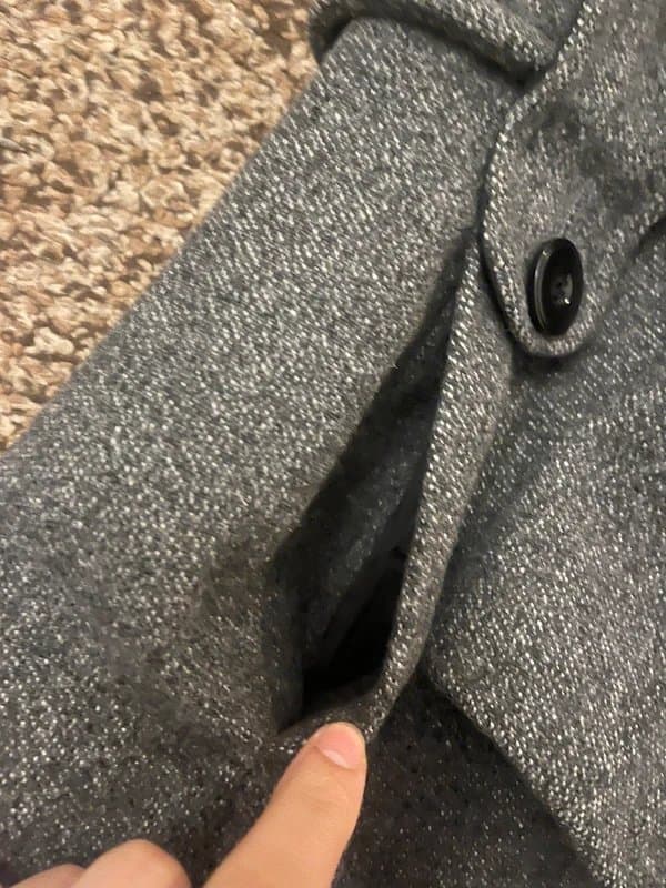 Jane Norman Jane Norman vintage grey wool blend coat