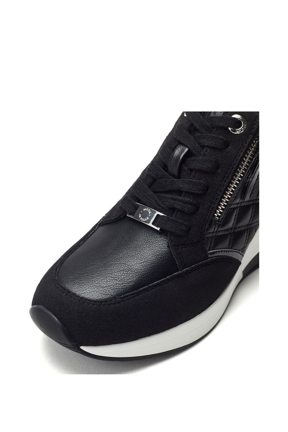 Moda In Pelle Moda In Pelle Women's Carrley' Porvair Trainers in Black - 4