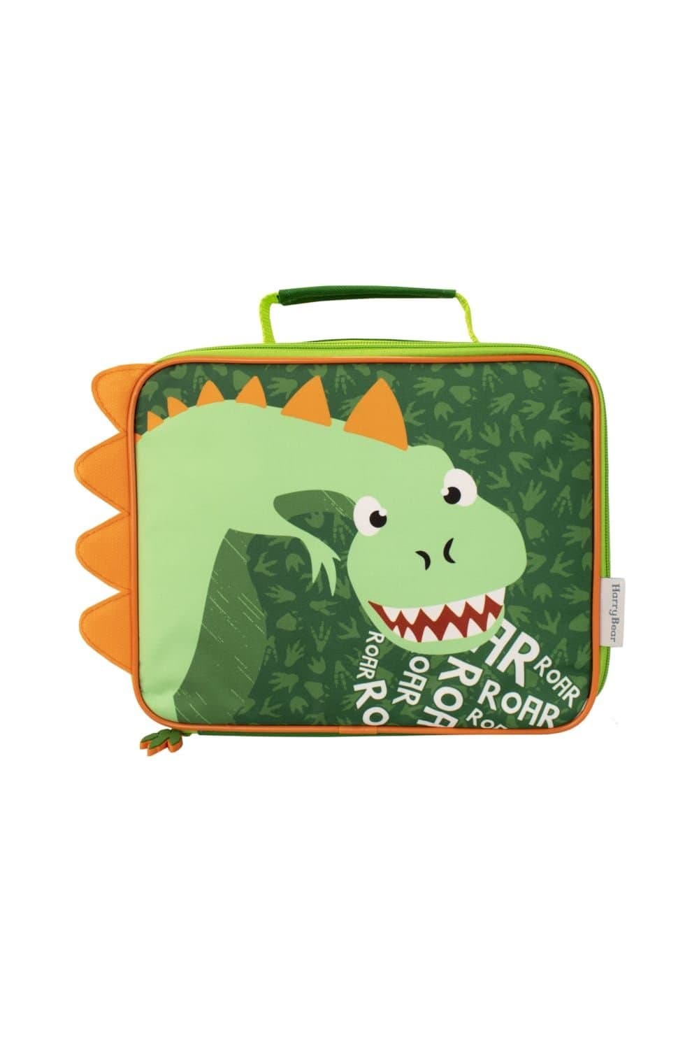 Harry Bear Harry Bear Men's Dinosaur Roar Lunch Bag in Green