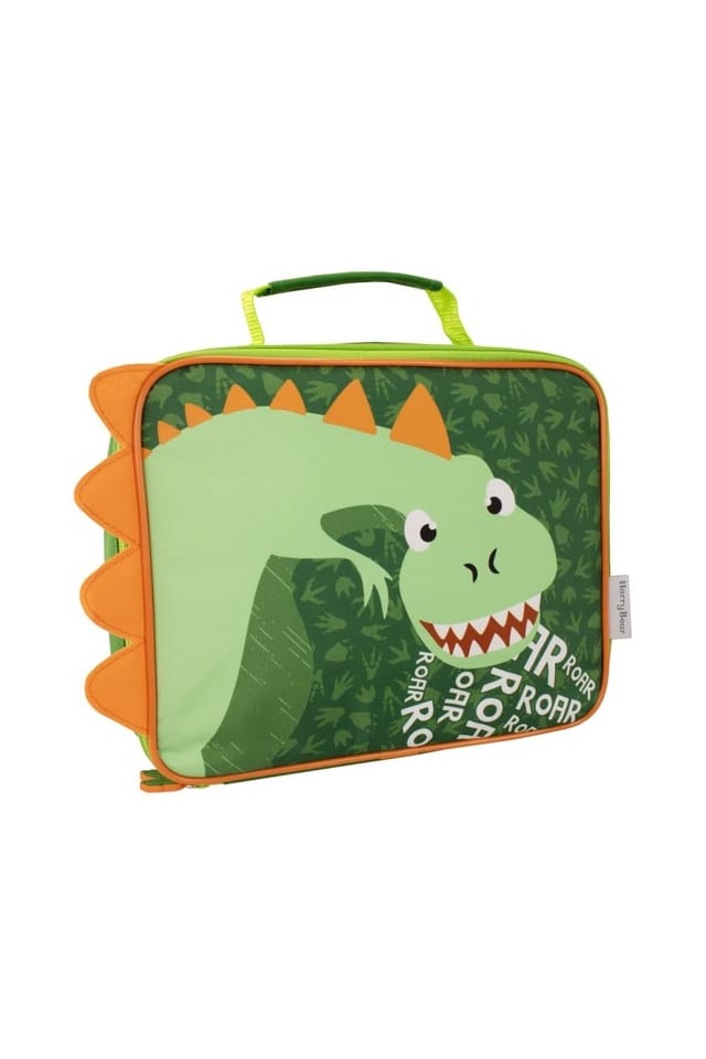 Harry Bear Harry Bear Men's Dinosaur Roar Lunch Bag in Green - 2