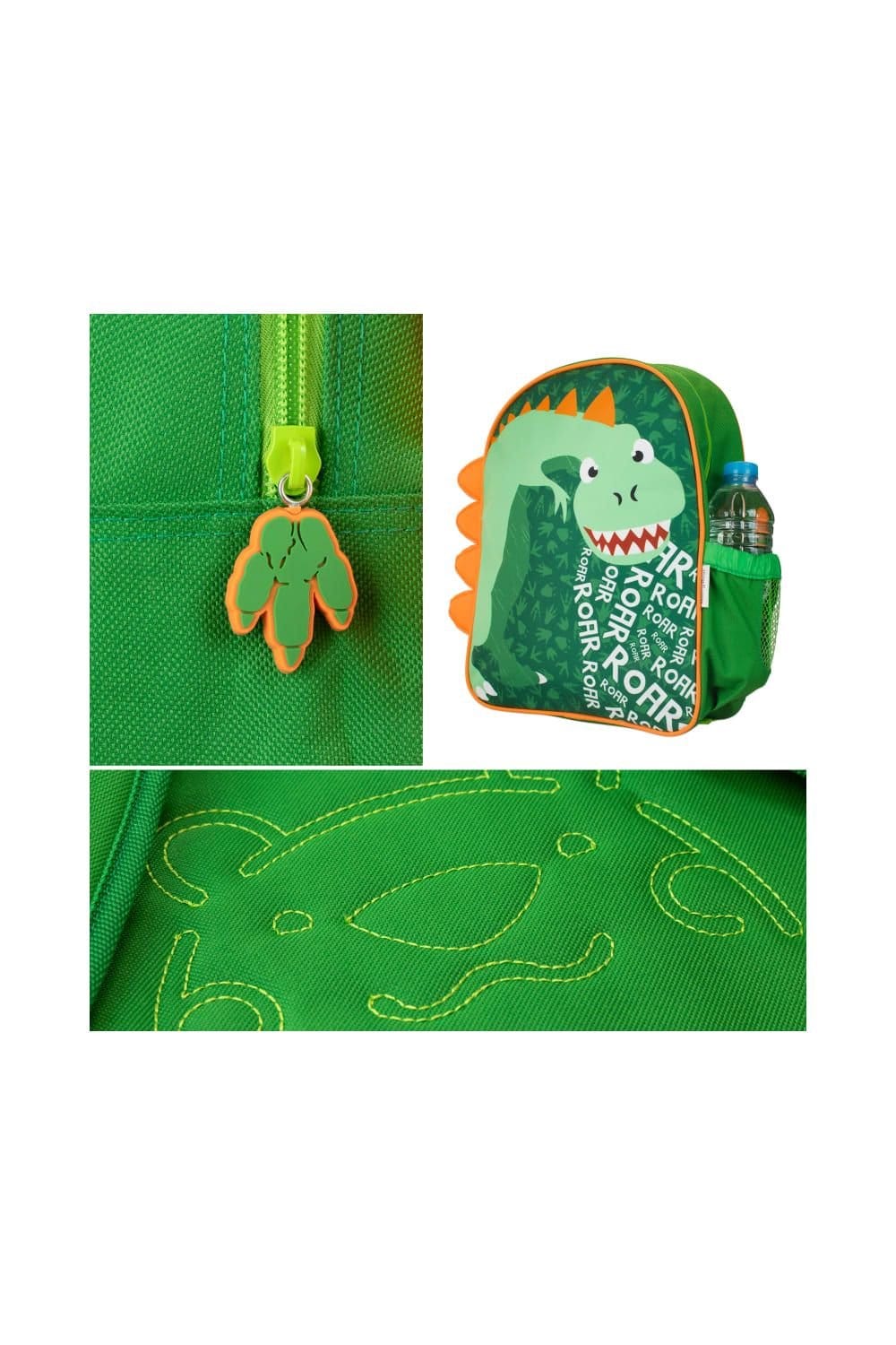 Harry Bear Harry Bear Men's Dinosaur Roar Lunch Bag in Green - 4