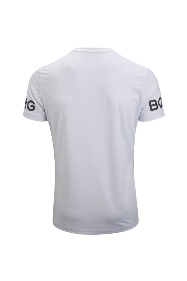 Bjorn Borg Bjorn Borg Men's Designer Sports Running T-Shirt in White - 2