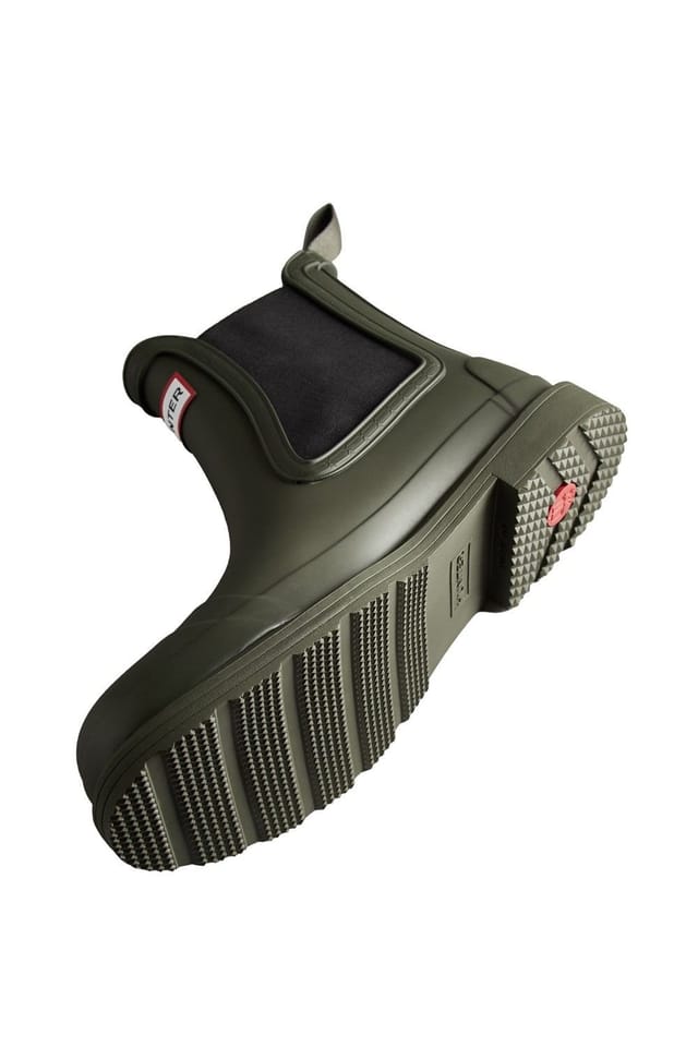 Hunter Hunter Men's Commando Chelsea Boots in Dark Olive - 3