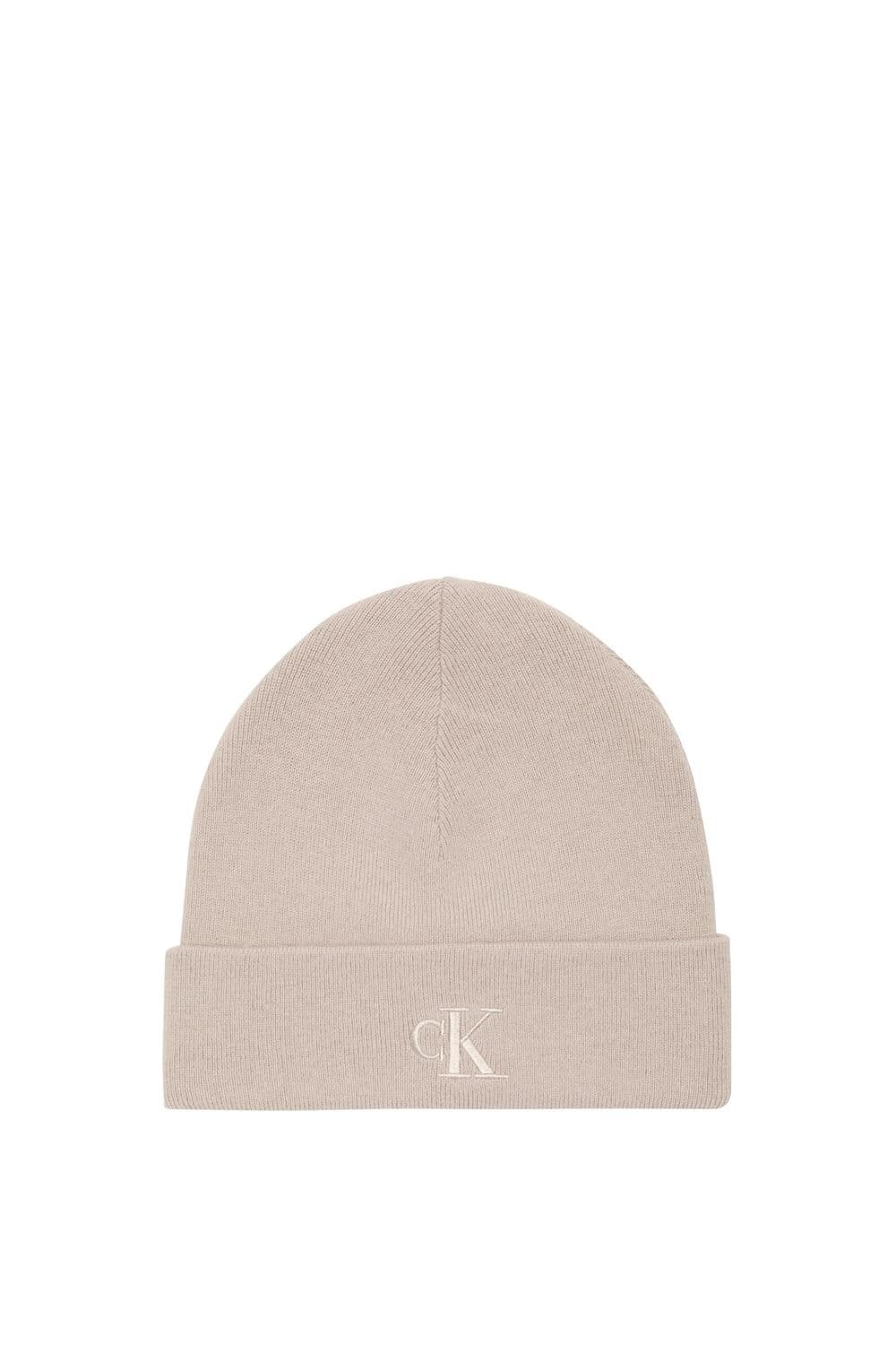 Calvin Klein Calvin Klein Men's Ck Fine Rib Beanie Chateau Grey - 4