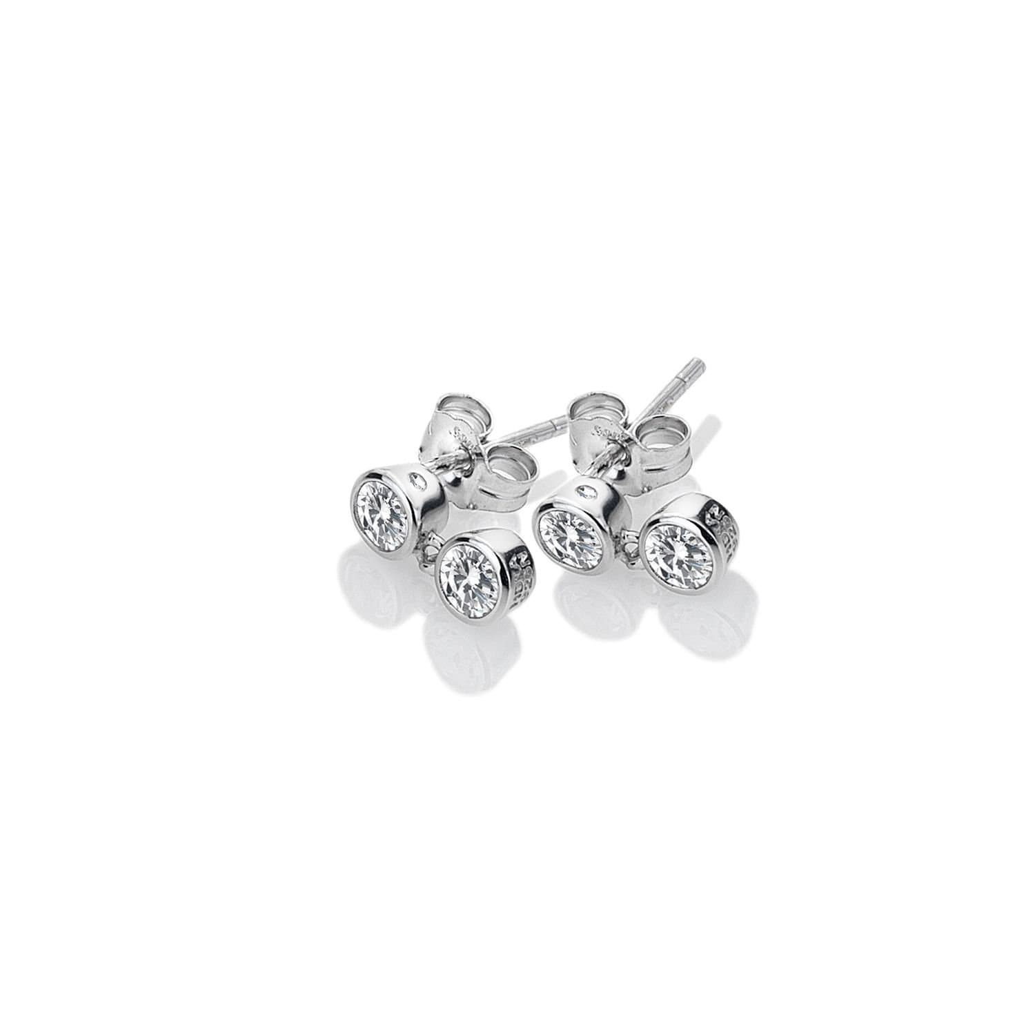 Hot Diamonds Hot Diamonds Silver Double Drop Topaz Earrings