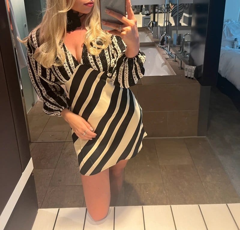 Never Fully Dressed Petite Crochet Mini Dress