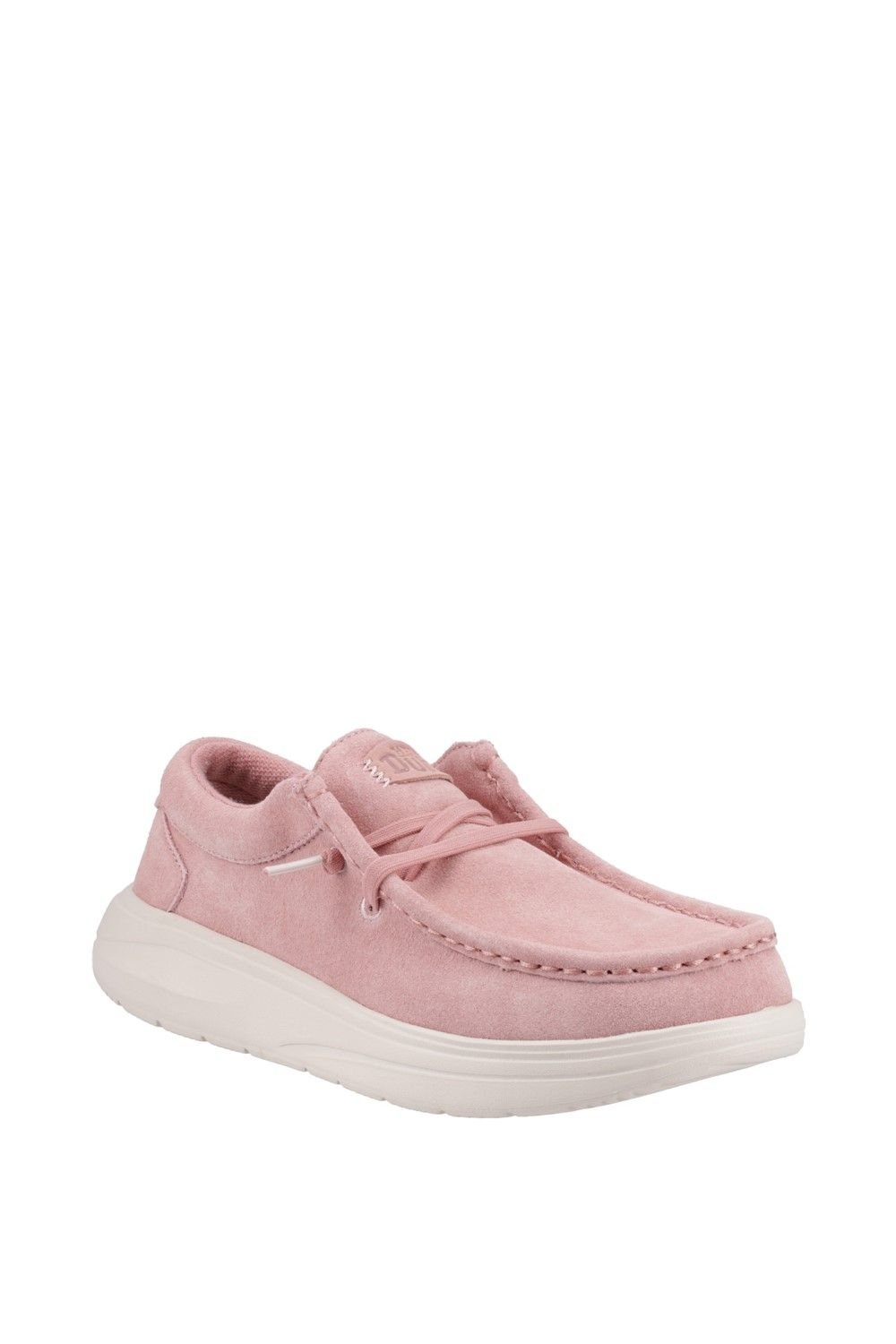 HEYDUDE HEYDUDE Women's Wendy COMF Suede Shoes in Pink - 2
