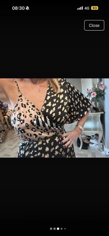 Never Fully Dressed Never Fully Dressed iconic wrap dress size M