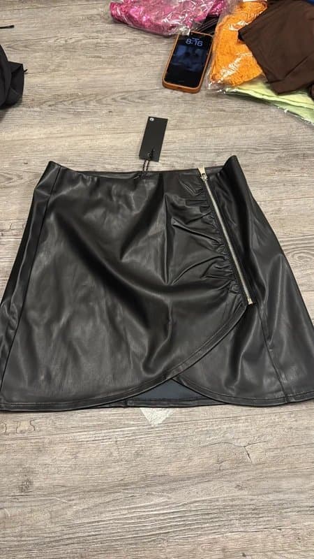 ASOS Leather skirt size 10