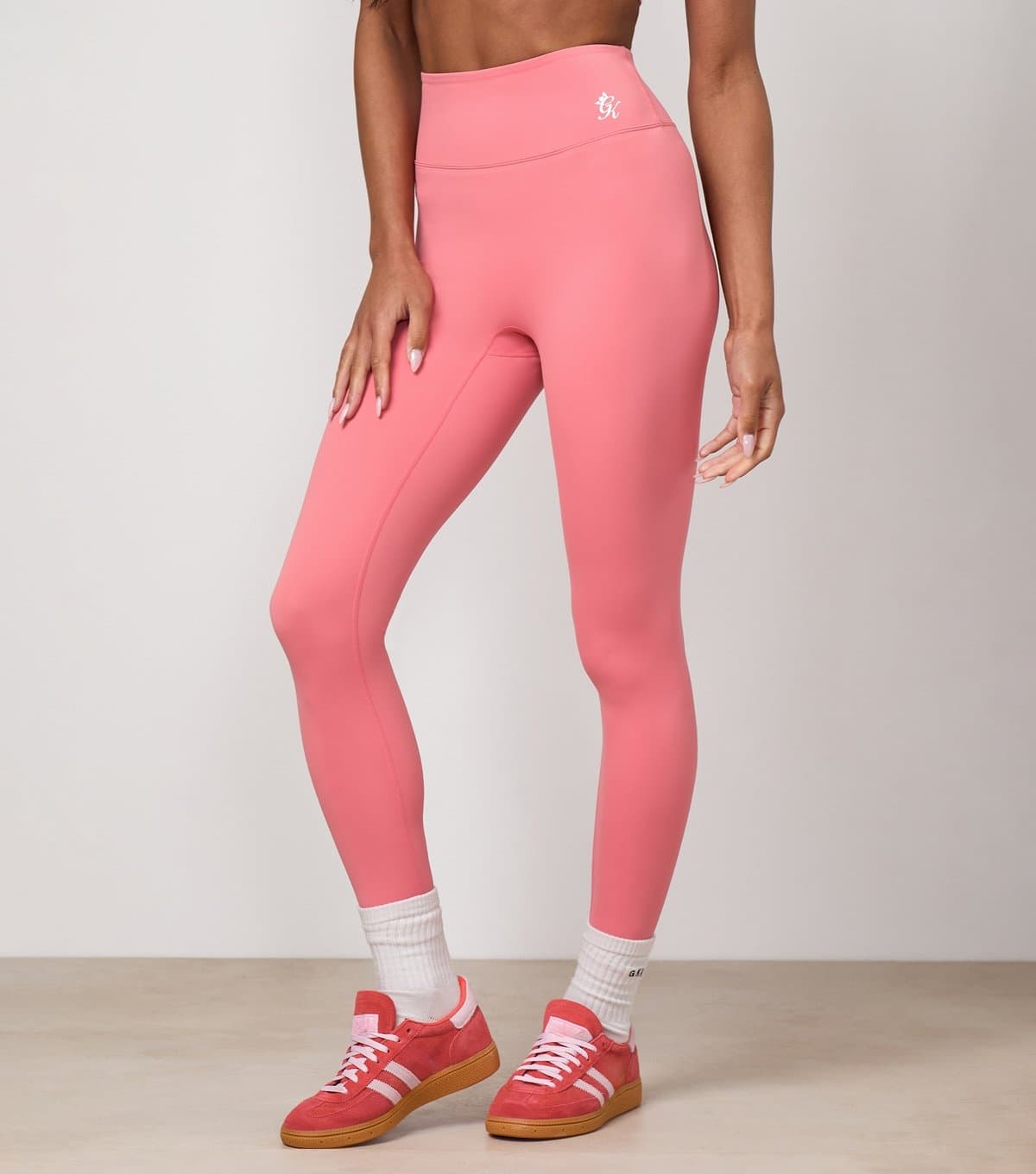 Gym King Women's Light Coral 365 Scrunch Leggings Gym King New Look