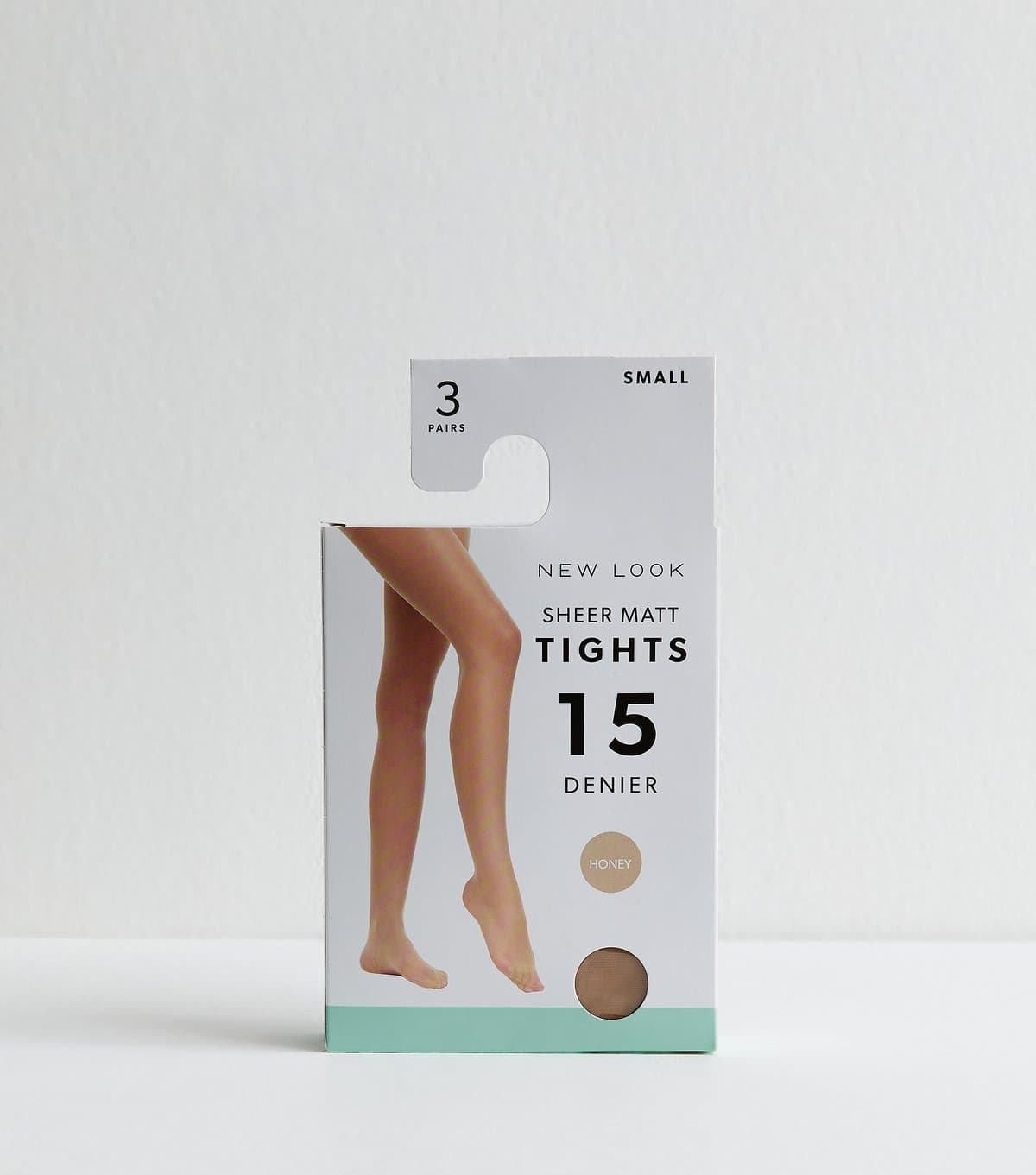 New Look Light Brown Pack of 3 Sheer Matt 15 Denier Tights New Look