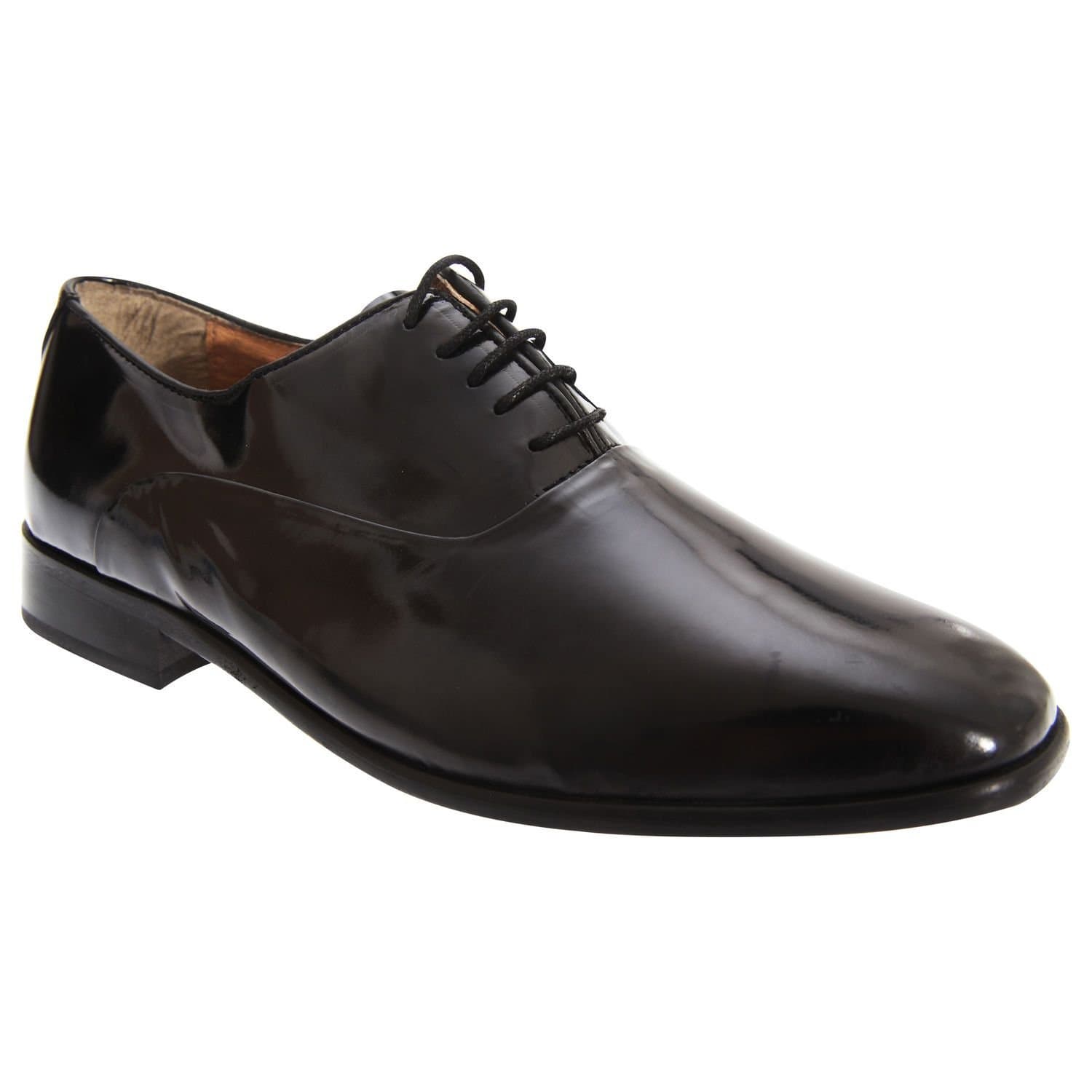 Montecatini Montecatini Men's Patent Leather Oxford Dress Shoes In Black