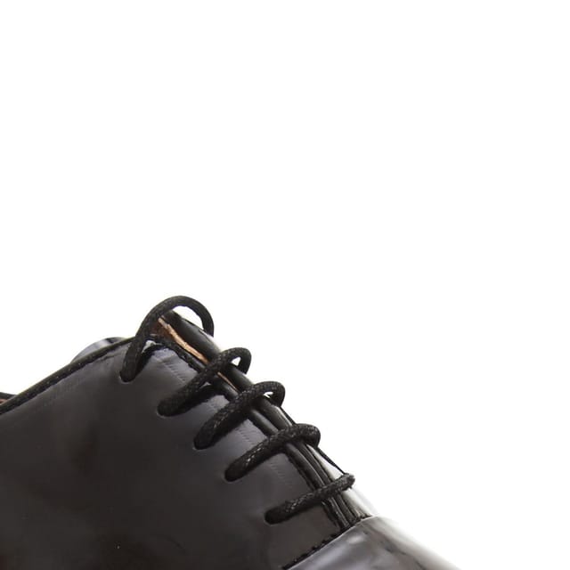Montecatini Montecatini Men's Patent Leather Oxford Dress Shoes in Black - 2