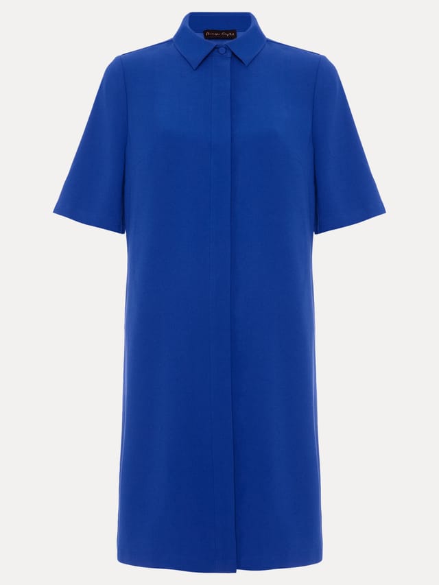 Phase Eight Phase Eight Women's Cara Button Through Tunic Dress in Cobalt - 2