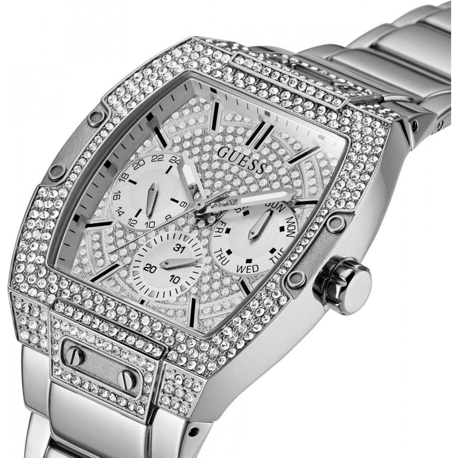 Guess Guess Men's GW0094G1 Phoenix 43mm Quartz Watch in Silver - 4
