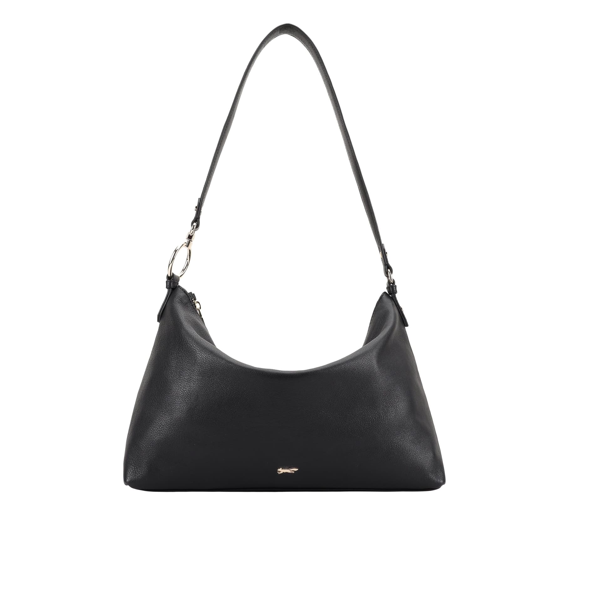 Paul Costelloe Paul Costelloe Women's Zainab Leather Shoulder Bag in Jet Black