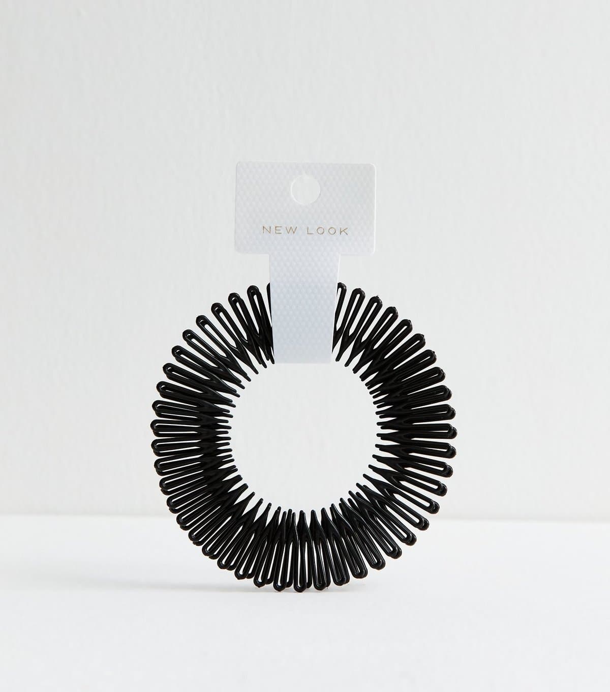 New Look Black Pack Of 2 Stretch Comb Headbands New Look