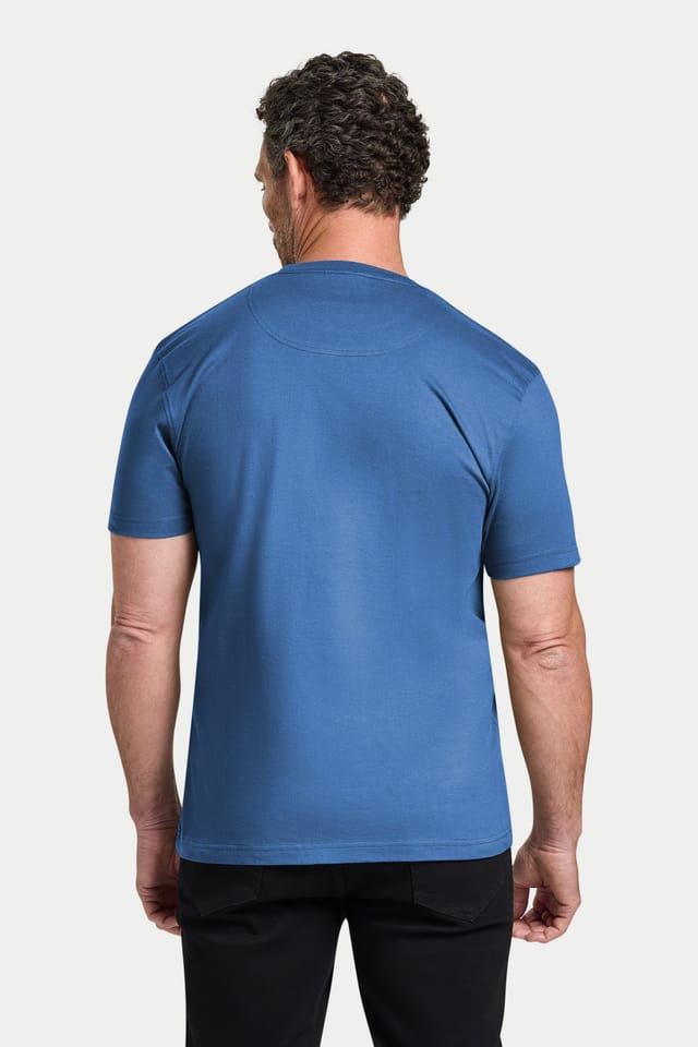 raging bull Raging Bull Men's Classic T-Shirt in Mid Blue - 2