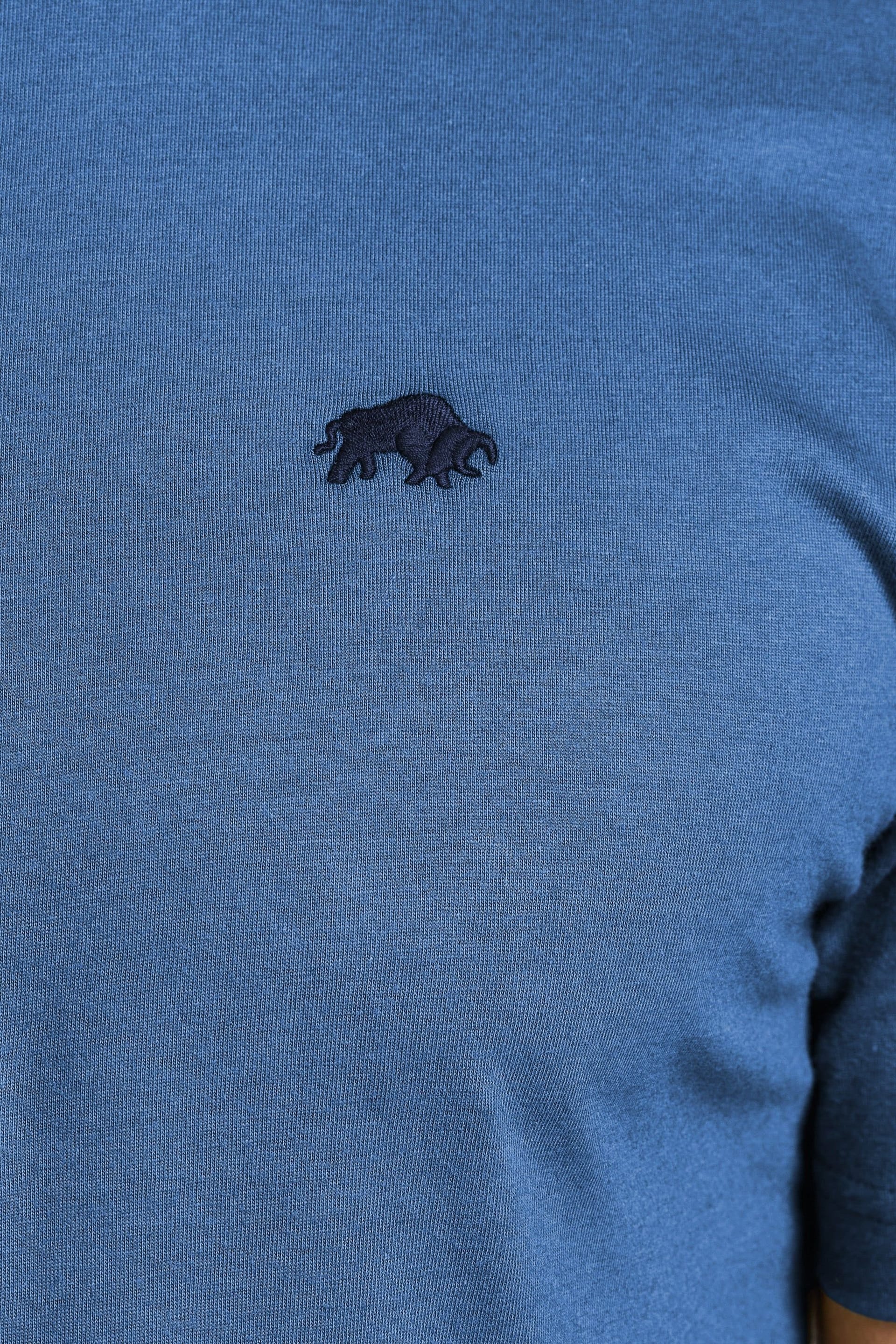 raging bull Raging Bull Men's Classic T-Shirt in Mid Blue - 4