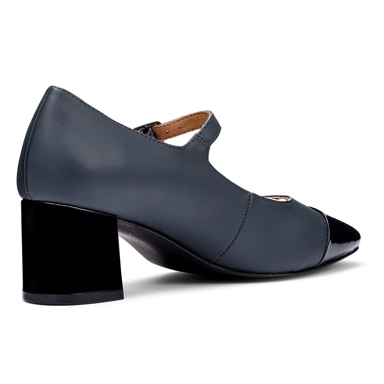 Hotter Hotter Women's 'Shimmer' Smart Heels in Mid Navy - 4