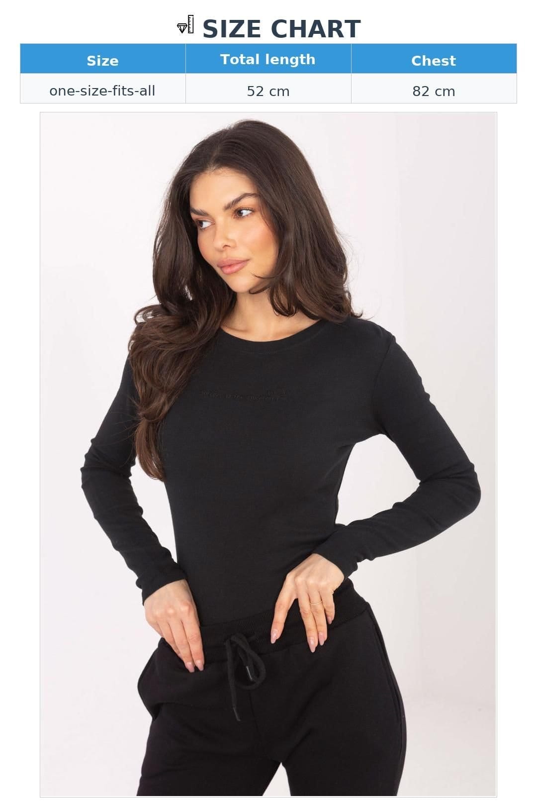 Love Lace Love Lace Women's Cotton Casual Embroidered Long Sleeve Blouse in Black - 4