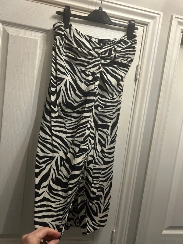 New Look Zebra animal print skirt